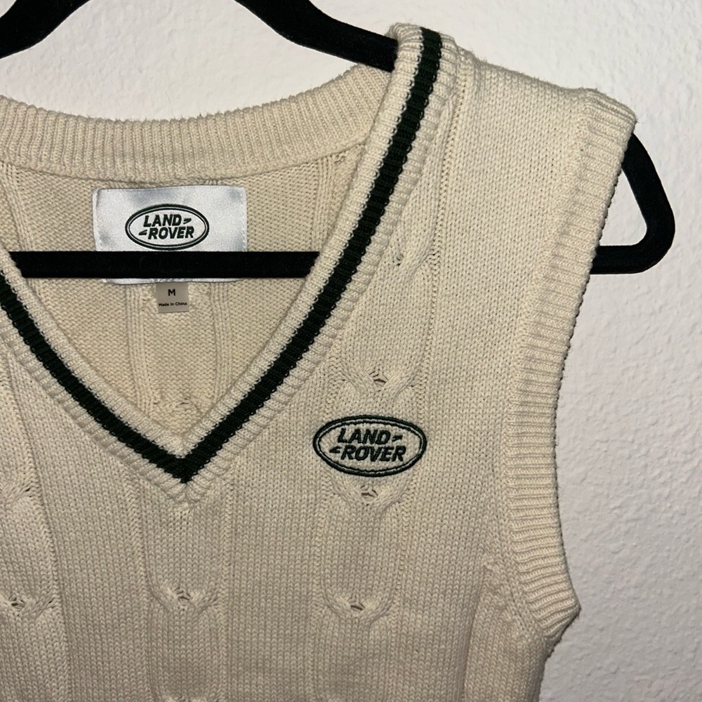 Men's Cream Sweater Vest